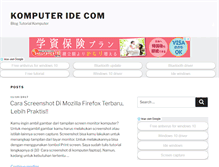 Tablet Screenshot of komputer-ide.com